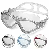 Winline Schwimmbrille Erwachsene Kinder Anti Fog Ohne Leakage deutlich Anblick UV Schutz, Professional Schwimmbrille für Herren Damen Jungen Mädchen