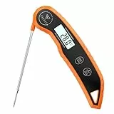 DOQAUS Fleischthermometer Digital mit Faltbarer Sonde - 3s Sofortlesung, ±0.5°C Präzision für Grill, Ofen, Braten, Küche (-50°C~300°C) mit LCD Display