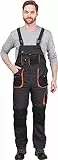 Reis Foreco-B_Sbp58 Foreco Schutzlatzhose, Stahl Blau-Schwarz-Orange, 58 Größe