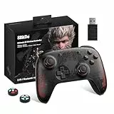 8bitdo Ultimate 2C Wireless Controller für Windows PC und Android, mit Hall-Effekt-Joysticks und Hall-Triggern, keine Drift, 1000Hz Polling-Rate, Remappable L4/R4 Bumpers - Black Myth: Wukong
