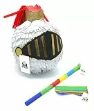 Nislai® Pinata Ritter Set | Ritter Kindergeburtstag Party | Pinata Geburtstag Drachen | Pinata Geschenk | oder als Deko Party | u. 30x25x25 cm