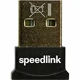 Speedlink VIAS Nano USB Bluetooth Adapter PC – USB Bluetooth 5.0 Dongle für PC, Notebook, Laptop, kabelloser Datenaustausch bis zu 3Mbit/s, schwarz