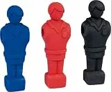 Brunnen 102996538 Radiergummi / Radierer Kicker, 9 x 4 x 2 cm, 3 verschiedene Farben)