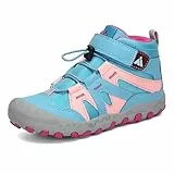Mishansha Mädchen Wanderschuhe Bequem Atmungsaktiv Trekkingschuhe Unisex-Kinder Turnschuhe Outdoor Sport Wanderstiefel Türkis 33 EU