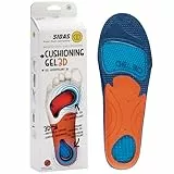Sidas Unisex Gel 3d Cushioning Insoles, Blue, L 42-43 EU