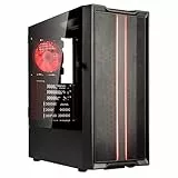 Kolink Inspire K12 ARGB Midi-Tower PC Gehäuse ATX - Gaming PC Gehäuse Glas - PC Case Airflow - Computer Case - PC-Gehäuse mit Lüfter - PC Case