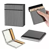 2 Stück Zigarettenetui,Für 20 Und 40 Zigaretten,Zigaretten,Cigarette Case,Zigarettenbox,Zigaretten etui Metall,Zigaretten Box,Tabak Für Zigaretten,Zigarettenschachtel,Zigarettenetui Leder Metall