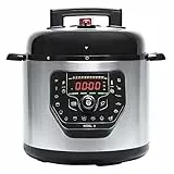 Cecotec programierbarer Schnellkochtopf GM H, inteligentes Kochen, 6 Liter, 24 Stunden programierbar, 15 Sicherheitssysteme, 90 Kpa, 19 Menüs