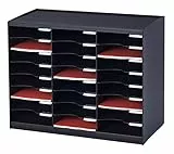 PAPERFLOW 802.01 Modul mit 24 Fächern, A4, schwarz