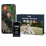 PAJ GPS Easy Finder 4G - GPS-Tracker für Kinder, Senioren & Demenz - Sprachnachrichten - Echtzeit-Ortungsgerät mit SOS-Notrufknopf - bis zu 14 Tage Akkulaufzeit - Mini GPS Tracker