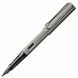 LAMY Lx Füller ruthenium – PVD-veredelte Feder & ergonomischer Griff – eloxiertes Aluminiumgehäuse – Strichbreite M – inkl. Tintenpatrone T 10 blau & Metalletui – für Rechtshänder