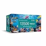 Trefl Prime - Puzzle UFT: Dive into Underwater Paradise - 13500 Teile, Großes Puzzle das den Bunten Meeresboden Zeigt, Dickster Karton, Bio, EKO, Unterhaltung für Erwachsene und Kinder ab 12 Jahren