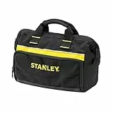 STANLEY Werkzeugtasche (30 x 25 x 13 cm, robuste, kompakte Tasche für Werkzeuge, aus 600 x 600 Denier Nylon, verstärkter Boden, mit 8 Innen- & 2 Außentaschen, Netztasche für Kleinteile) 1-93-330