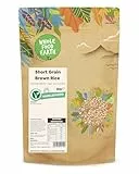 Wholefood Earth Kurzkornbrauner Reis - GMO frei - natürlich - vegan - milchfrei - ohne Zuckerzusatz, 2 kg