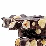 KERNschmelze by KERNenergie Schokoladen-Tafeln - Bruchschokolade, Zartbitterschokolade mit ganzen Haselnüssen - Schokostücke belgische Schokolade, dunkle Schokolade und frisch geröstete Nüsse - 350g
