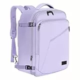 MATEIN 40x30x20 Handgepäck Damen, Handgepäck Rucksack Reisetasche Medium Business Arbeit Frauen Expandable Wasserabweisend Lightweight Cabin Bag, Helllila