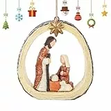 Ulable Jesus Krippen Ornamente, Krippen Ornamente, Weihnachts Jesus Krippen Ornamente, Weihnachtskrippen Weihnachten