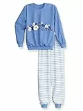 CALIDA Kids Bündchen-Pyjama Kinder, aus Bio Baumwolle, atmungsaktiv, pflegeleicht, mit weichen Bündchen and den Abschlüssen