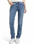 TOM TAILOR Damen 1008119 Alexa Straight Jeans, 10125 - Random Bleached Blue Denim, 29W / 32L EU