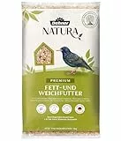 Dehner Natura Premium Wildvogelfutter, Fettfutter / Weichfutter, Ganzjahresfutter artgerecht / kraftspendend , hochwertiges Vogelfutter für Wildvögel, 5 kg