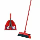 Vileda DuActiva Besen Set, 3-TLG Stiel, 2in1 Kehrset, Kein Staub Aufwirbeln, Mikroschaum, Eco-Verpackung, Perfekt für Allergiker