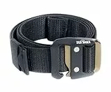 Tatonka Herren Riem Stretch Belt 32 mm Gürtel, Schwarz, 125 x 3,2 cm EU