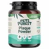 Pets Purest Zahnpflege Pulver - 100% Natürliche Zahnsteinentferner Hund, Katzen & Haustiere 185g. Zahnpflege Katzen & Hunde - für Mundgeruch, Zahnstein & Zahnfleischerkrankungen