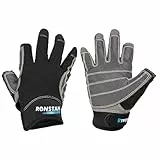 Ronstan Sticky Race Handschuhe - 3-Finger - Schwarz - M