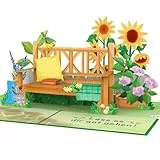 papercrush® Pop-Up Karte „Alles Gute zum Ruhestand“ - Schöne 3D Abschiedskarte für Kollegin zum Renteneintritt & Rente, Grußkarte zur Verabschiedung von Rentner in Pension, Gutschein für Geldgeschenk