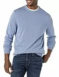 Amazon Essentials Herrenpullover mit Rundhalsausschnitt (erhältlich in Big & Tall), Hellblau, Größe L