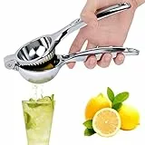 JOPHEK Zitronenpresse Handpresse, Zitruspresse Manuell, Schweres Saftpresse Manuell, 7cm Durchmesser Lemon Squeezer für Küche, Bar, Restaurant, Sicher und Langlebig
