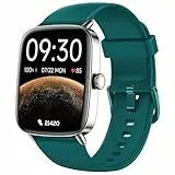 Smartwatch Damen Herren mit Telefonfunktion, 1,85' Fitnessuhr Smart Watch, 100+ Sportmodi Fitness Tracker mit Herzfrequenz/SpO2/Schlaf Monitor Schrittzähler, IP68 Wasserdicht Sportuhr für iOS Android