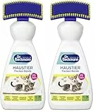 Dr. Beckmann Haustier Flecken-Bürste Reinigt Haustierschmutz, sogar Urin 650 ml (Packung mit 2)