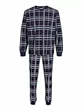 JACK & JONES JACPRINTED LOUNGE SET W NOOS, Navy Blazer,S