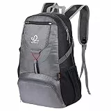 WATERFLY Ultraleicht Faltbar Klein Rucksack: 20L Leicht Packable Wanderrucksack Tagesrucksack Trekkingrucksack Outdoor Sportlich Backpack Travel Daypack für Herren Damen