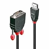 LINDY 36270 HDMI an DVI Kabel, Black Line 0.5m