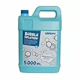 alldoro 60658 Seifenblasen-Flüssigkeit Nachfüllflasche, Kanister mit 5 l gebrauchsfertig, für Riesenseifenblasen, Blue