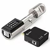 WELOCK PCB41WIFIBOX3 Gateway Elektronisches Türschloss mit Code, App mit Bluetooth, RFID Karten EU Profil Standard Wasserdicht IP65 Schlüsselloser Zylinder und WiFi Bluetooth Gateway Combo Kit