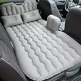 Icelus Auto Matratze SUV Luftmatratze with Luftpumpe 185 * 90 * 15 cm Aufblasbare Camping Kombi Luftbett für Auto Rücksitz Dickere Kofferraum Matratze Bett für Camping Outdoor Traveling