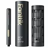 Fanttik E2 Ultra 3.7V Mini Elektro Schraubendreher Set, 50 in 1 Magnetische Präzisions-Schraubendreher Kit, Max 0.6N.m, 5/32 Zoll Sechskant, Geeignet für Reparatur für iPhone,Laptop, Brillen, Uhren