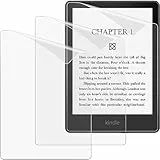 MoKo Blendfreie Folie für Kindle Paperwhite 2021, 3 Stück PET Displayschutzfolie Anti-Kratz Schutzfolie Premium Screen Protector, Bereift