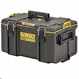 DEWALT DS300 Werkzeugbox DWST83294-1 (ToughSystem 2.0, große Werkzeugbox für allgemeinen Einsatz, IP65 - staubdicht und spritzwassergeschützt, max. Traglast 50kg), Multicolor, Coffret Medium IP65