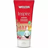 WELEDA Bio Inspire Duschgel vegan - Naturkosmetik Granatapfel Duschseife für Frauen & Männer mit Orange, Vanille Duft - Natürliche Hautpflege Dusche zur Reinigung von Gesicht & Körper (1x 200ml)