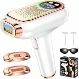 NIKYJM IPL Geräte Haarentfernung Laser, 6,8 cm² Großkaliber Schmerzfreie Haarentfernungsgerät mit 3 Funktionen-HR/SC/RA, 9 Energiestufen, Laser Haarentfernung für Männer/Frauen/Gesicht/Bikini/Körper