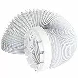 SPARES2GO Belüftungsschlauch & Adapter Set kompatibel mit Hotpoint Wäschetrockner (2 Meter, 10.2cm Fassung)