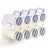 Gracenal Größer Flaschenhalter, Schrank Organizer für Küche, Flaschenregal Stapelbar für Küchen Organizer, Weinregal, Kühlschrank Flaschenablage für Stanley Cup Zubehör, 2 Schichten für 1,2L Flaschen