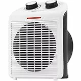 Clatronic® mobiler & kompakter Heizlüfter | Heizlüfter 2000W & 1000W | Heizkörper mit Ventilatorfunktion | Heizlüfter klein mit Kontrollleuchte & Überhitzungsschutz | HL 3761