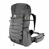 Night Cat Wanderrucksack Damen Herren: 70L Ultraleicht Interner Rahmenrucksack Groß Wasserdicht Für Outdoor Trekking Wandern Hiking 70L Schwarz