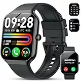 Motast 2025 Smartwatch Damen Herren,1,96' Smart Watch, Telefonfunktion,115+ Sportmodi Schrittzähler Armbanduhr, Herzfrequenz/SpO2/Schlafmonitor Fitnessuhr, IP68 Wasserdicht Sportuhr für Android iOS