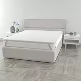 Italian Bed Linen Topper “Queen” mit Memory, matratzenschoner, 160x195cm